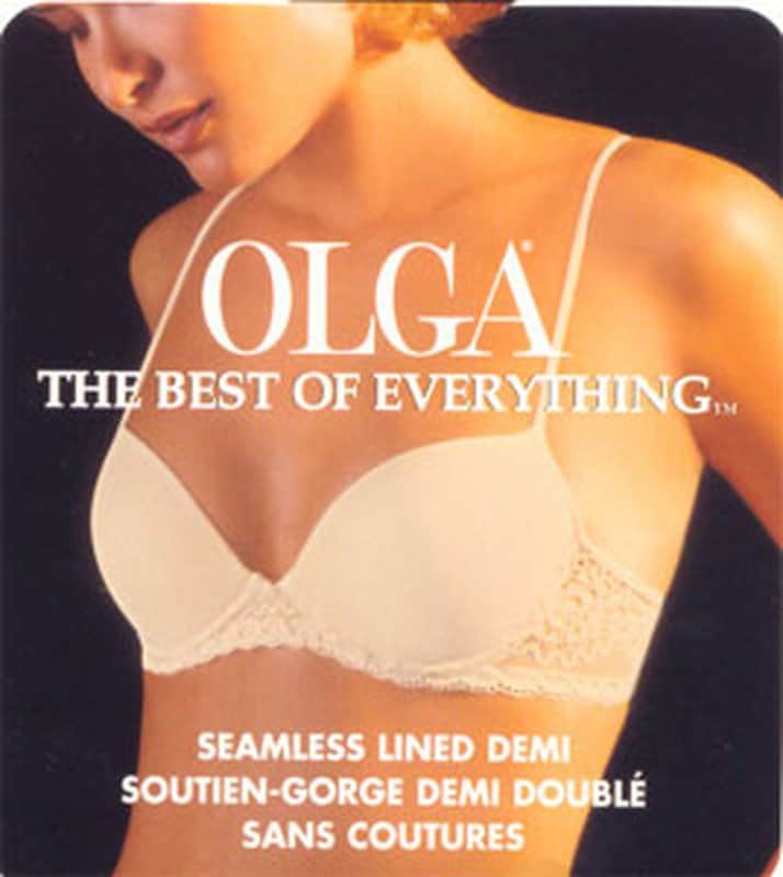 Buy Vintage New With Tags Olga the Best of Everything Underwire Seamless  Lined Demi Bra Black 34C Online in India 