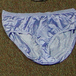Vintage Fruit Of The Loom Panties Size 8 White Nylon Briefs Lace Trim  Underwear