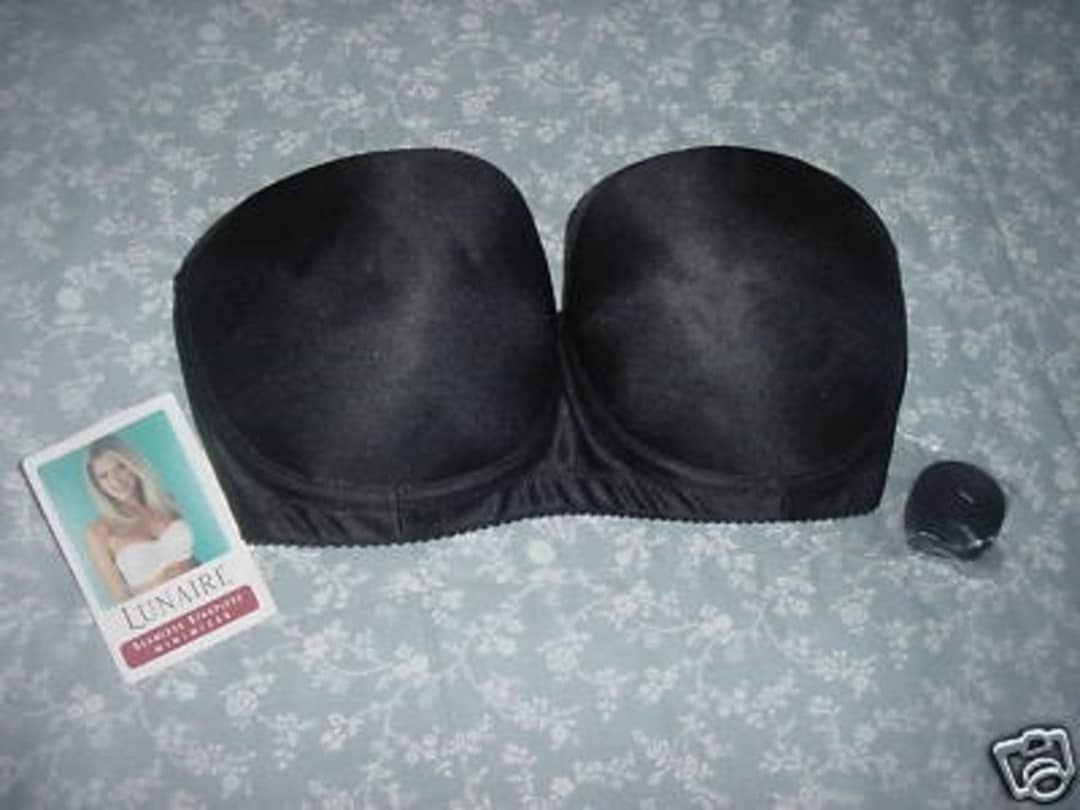 Vintage NWT Lunaire Molded Seamless Strapless Convertible Minimizer  Underwire Bra 