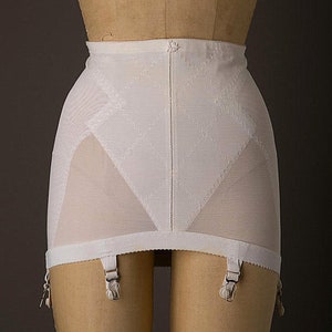 1950s GIRDLE S 27-28 DEADSTOCK BOX BIFLEX OBG CORSET SHAPEWEAR VINTAGE  LINGERIE