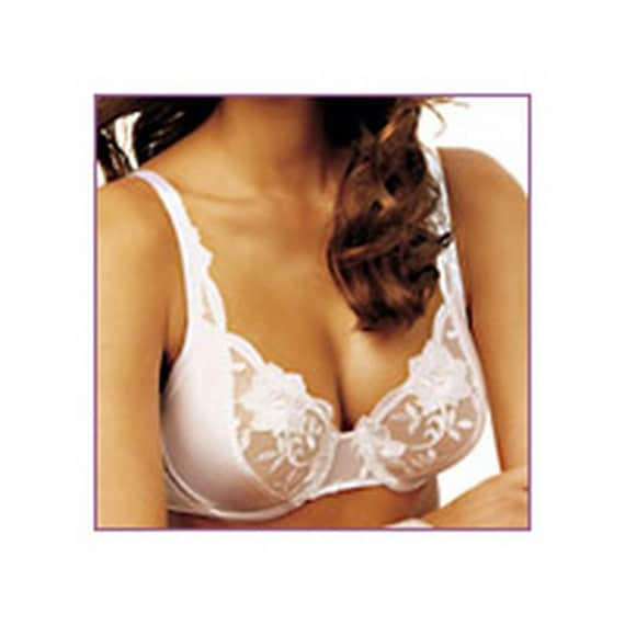 Buy Vinatge New With Tags Playtex Secrets Floral Full Support Underwire Bra  White 46DD Online in India 