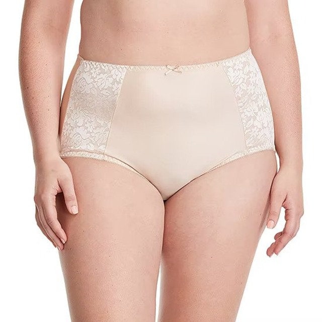 Bali Essentials Double Support Brief Panty Shapewear Women's 3X/10