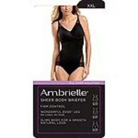 Vintage New Ambrielle Sheer Underwire Firm Control With Wonderful Edge® Body  Shaper Light Beige -  Canada