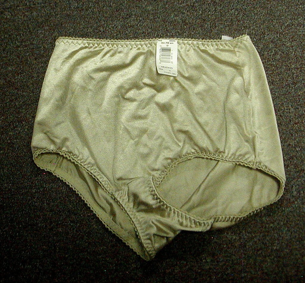 Vintage New Curvations Satin Light Control Full Brief Panty Girdle Gold Size  Large 29 30 -  Canada