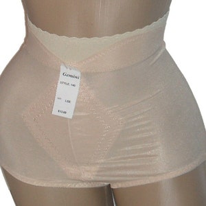 Vintage Cupid® Extra Firm Control Pant Girdle Breif Beige Large 2930 