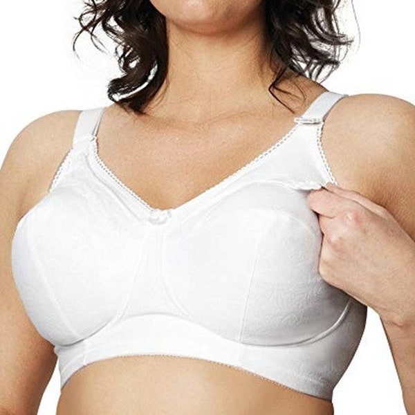 Vintage New with Tags Goddess Full Support Soft Cup Nursing Bra White