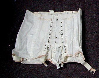 Vintage New Crown-ette Firm Control Open Bottom Girdle W Side