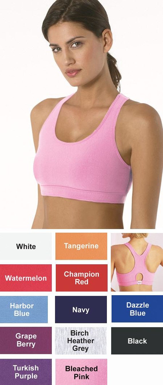 Champion Plus-Size Shape U Sports Bra - White 42D