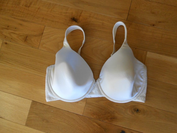 Vintage Vanity Fair Body Elegance Full-figure Underwire Bra White 40DD 