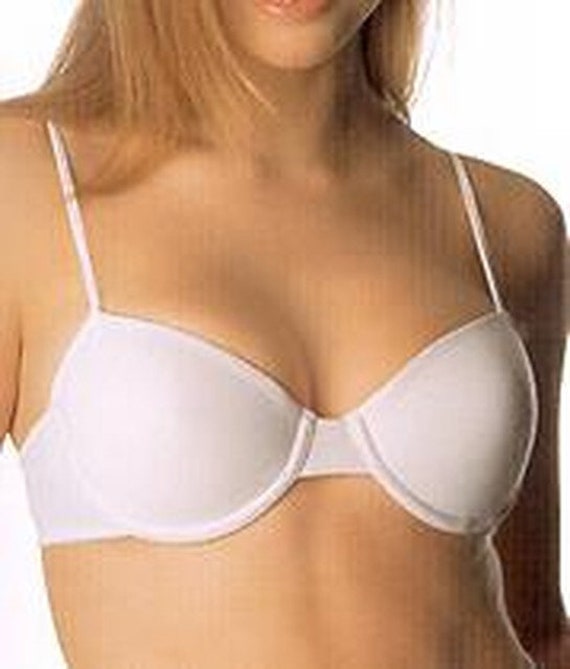 Vintage New Lily of France Full Support Underwire Push-up Padded Bra Beige  36C 