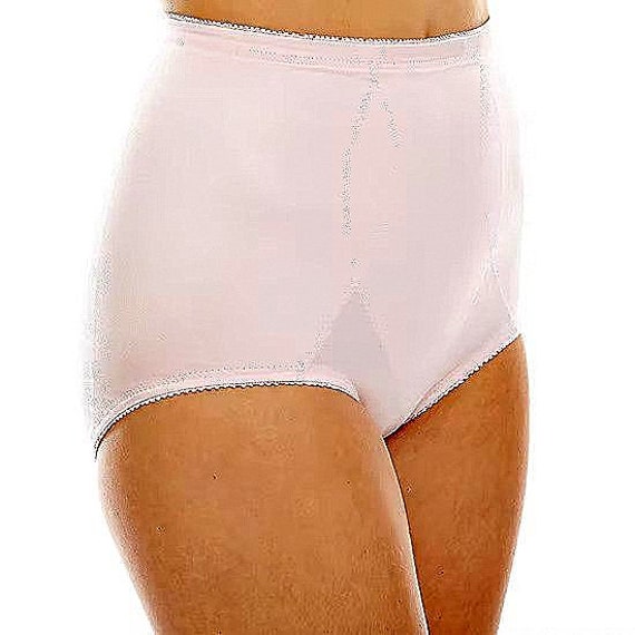 Vintage New J.C. Penney's Underscore Luxurious Light Control Full Brief  Panty Girdle Brief Misty Pink 