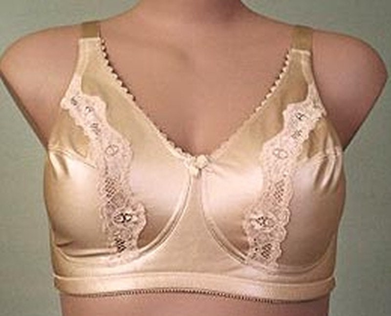 New Vintage Crown-ette Full Figure Camisole Longline Wire Free Bra