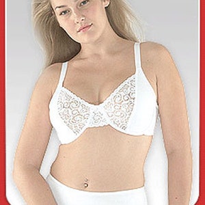 Vintage New With Tags Lady Marlene Lace Cup Full Figure Underwire