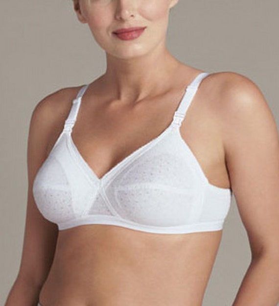 Vintage New With Tags Playtex Expectant Moments Cotton Nursing Bra White  42DD -  Sweden