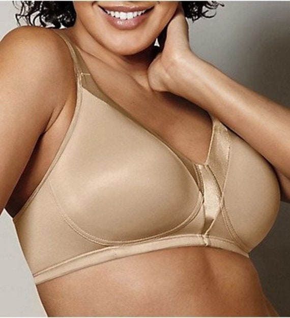 Vintage New Playtex 18 Hour Silky Soft Smoothing Full Figure Wirefree Bra  Nude 42DDD -  Ireland