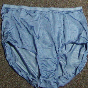 Granny Panties XXL Comfort Choice Plus Size 11 White Satiny Smooth