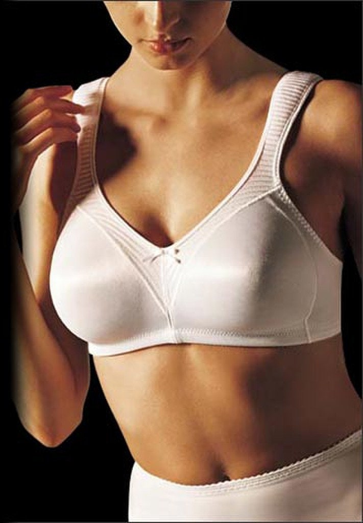 Vintage New With Tags Bali Comfort Cushion Strap, Full Support Wire-free Bra  Snow White 34B 