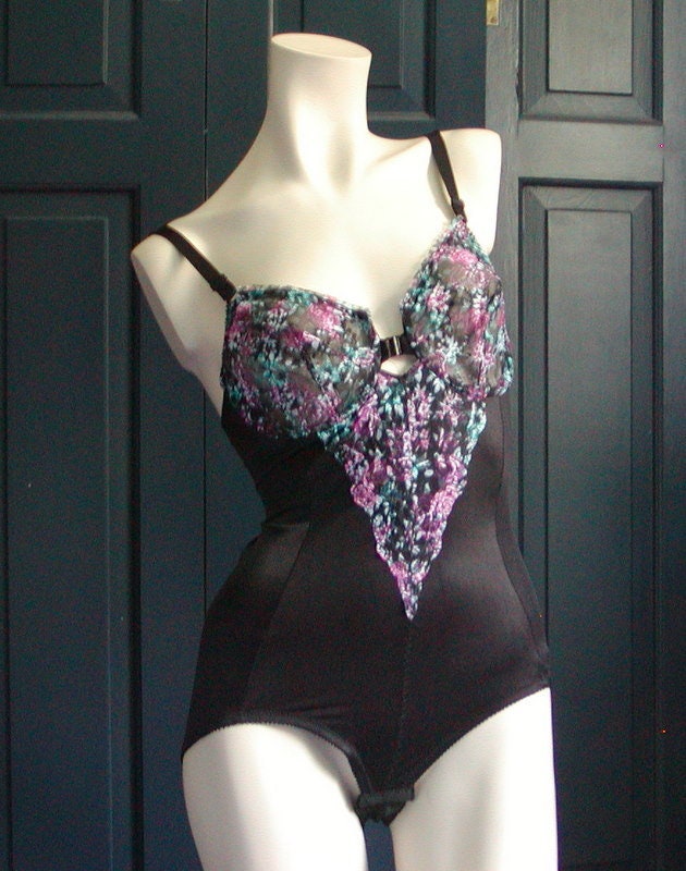 vintage shapewear lingerie floral – JUTKA & RISKA