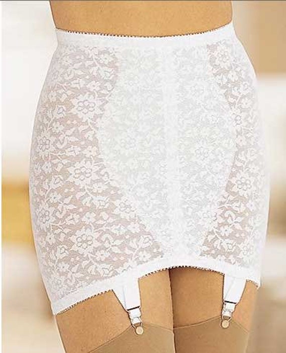 Vintage New Crown-ette Firm Control Power-nette Lace Panty Girdle Brief  White Small 26 -  Canada