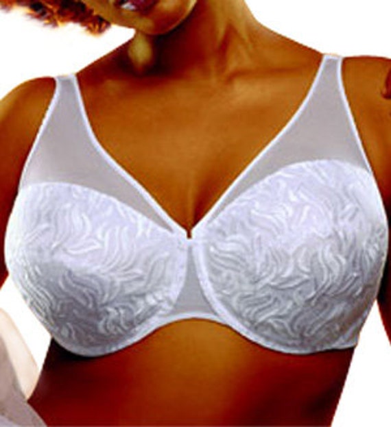 Playtex Women's Secrets Feel Gorgeous Embroidered Underwire Bra White Size  40C