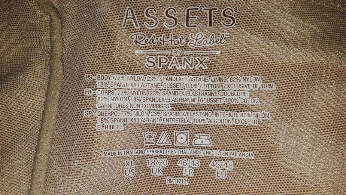 ASSETS Red Hot Label by SPANX Firm Control Mid-Thigh Shaper Shorts French  Nude X Large 31'32 -  Portugal
