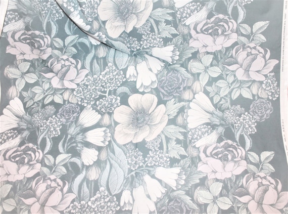 Buy Marimekko Fabric Oodi Gray light Purple light Turquoise white