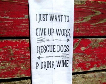 A wise girl once said Dish towel Funny Tea Towel 28x28 Kitchen Flour Sack Towel Farmhouse A wise girl once said let that shit go Sassy hostess gift fun gift Wine bag fs154