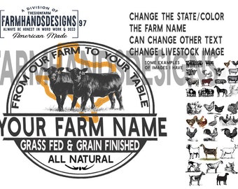 Farm logo design Richardson hats Tshirts hoodies custom farm shirt ranch logo western cattle ranch ranchers cattleman horse goat chicken
