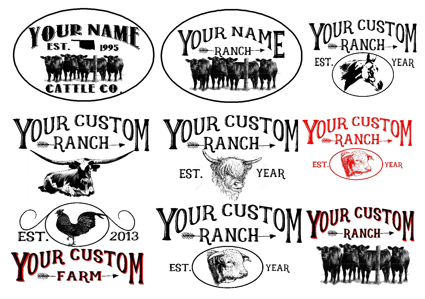 Ranch Shirt Custom Longhorns Farm Tshirt Personalized Hoodie Tshirt Cow ...