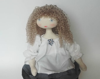 Rag doll sewing pattern– Instand PDF download in English and french – Number 33