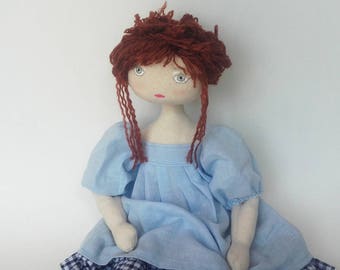 Rag doll sewing pattern– Instand PDF download in English and french – Number 34