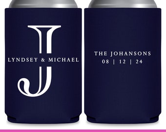 Wedding Can Coolers Minimalist Wedding Favors for Guests in Bulk Wedding Party Gifts Beer Can Holders Wedding Decor Basic Wedding Design 2A