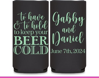 Wedding Can Coolers Wedding Favors for Guests in Bulk Slim Can Coolers Beach Wedding Favors Wedding Party Gift To Have To Hold Beer Cold 2A