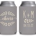 Wedding Can Coolers Rustic Wedding Decorations Wedding Favors for Guests Wedding Favor Ideas Wedding Party Gift Cheers Wedding Monogram 4A 