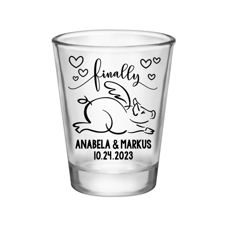 Funny Wedding Shot Glasses Fun Wedding Favors for Guests in Etsy