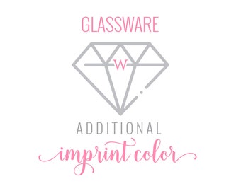 Additional Imprint Color For Glassware