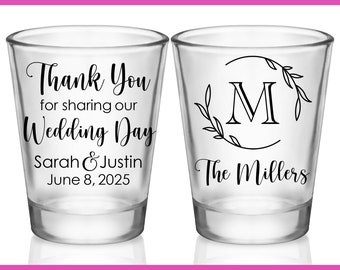 Wedding Shot Glasses Wedding Favors for Guests in Bulk Personalized Shot Glasses Thank You Wedding Party Gifts Customized Shot Glasses 1B2