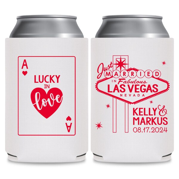 Las Vegas Wedding Favors for Guests in Bulk Wedding Favor Ideas Casino Wedding Party Gift Bag Wedding Can Coolers Lucky In Love We Eloped 1A