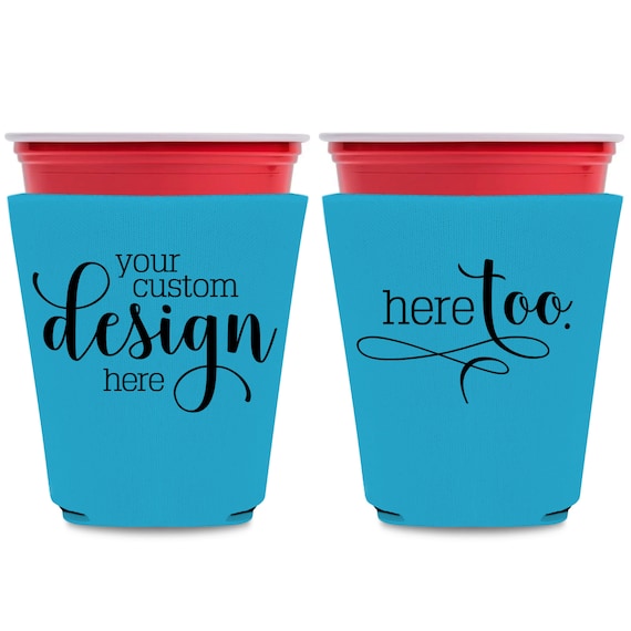 Custom solo cup koozie sales