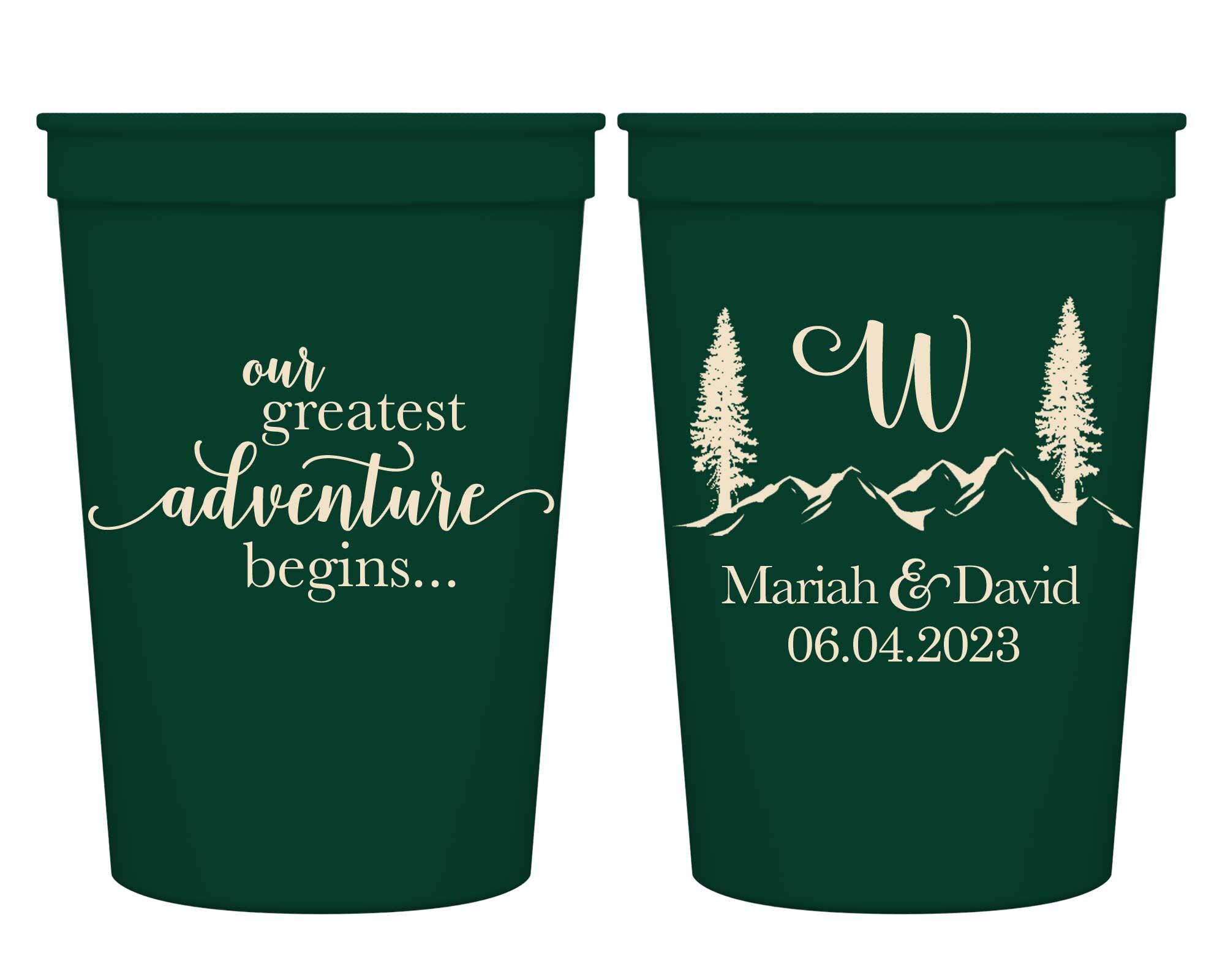 Personalized Cups Wedding Favors for Guests in Bulk Outdoor Etsy