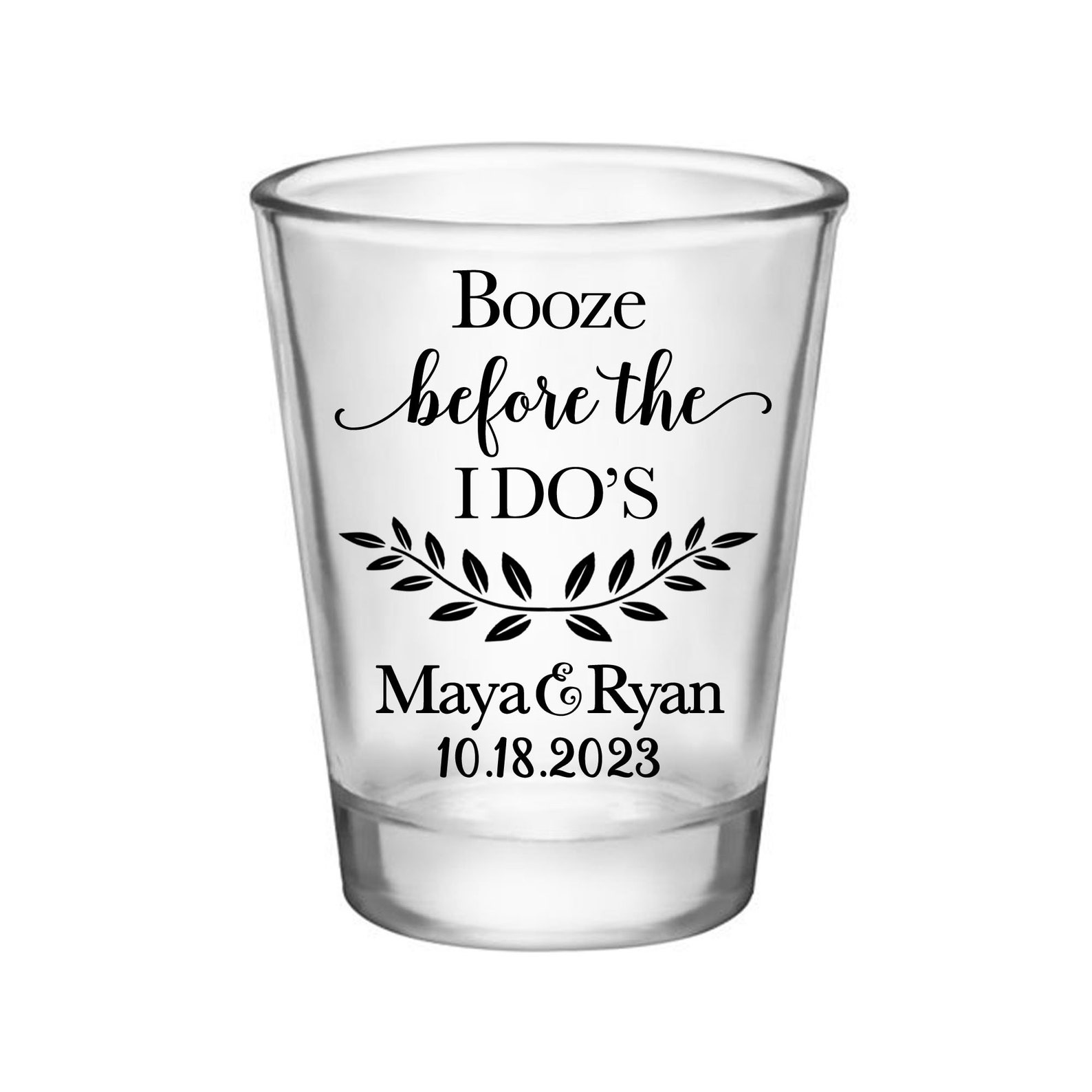 Wedding Shot Glasses Personalized Wedding Favors for Guests in Etsy