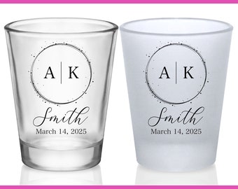 Wedding Shot Glasses Unique Wedding Favors for Guests in Bulk Customized Shot Glasses Classic Wedding Party Gifts for Wedding Guests 8A