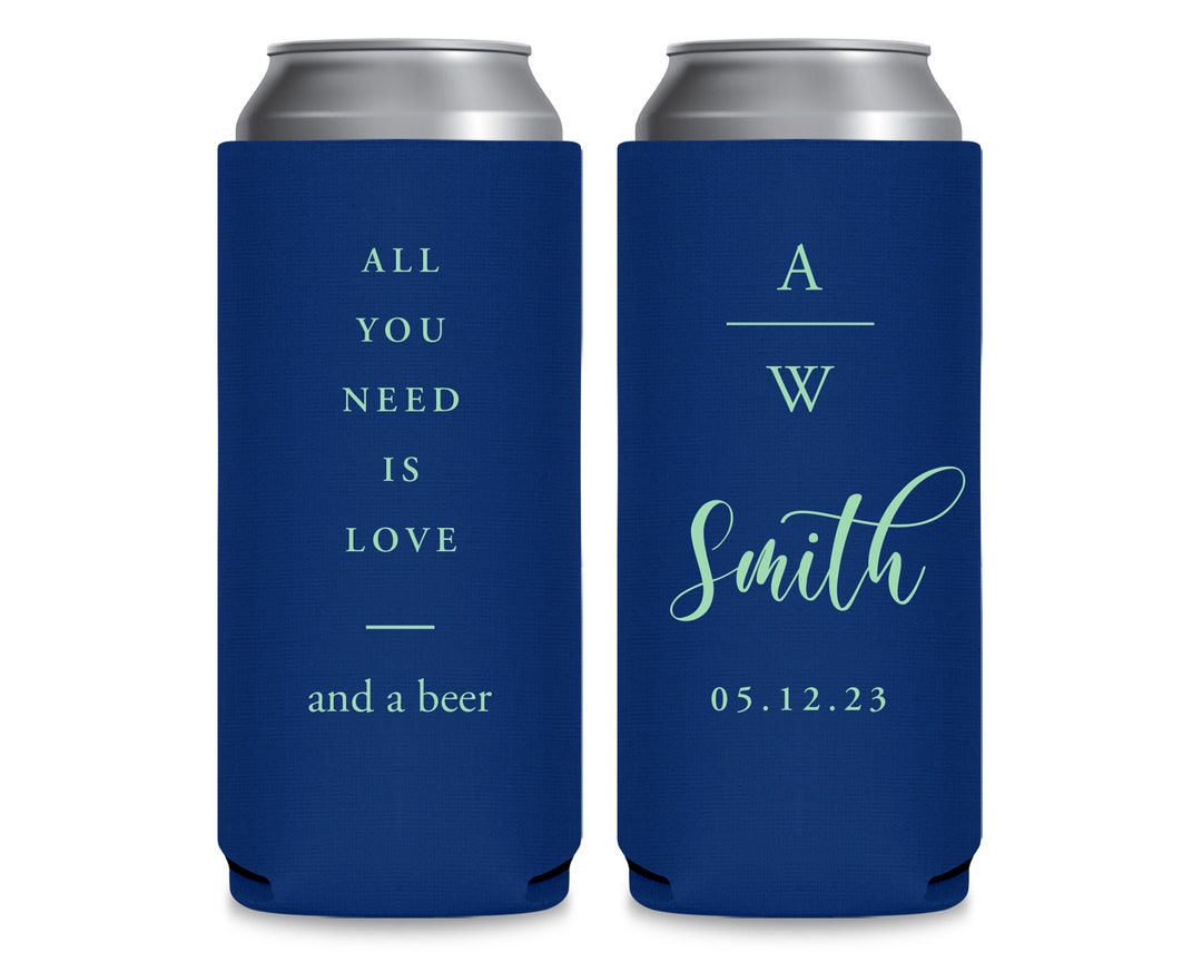 Wedding Can Coolers Wedding Favors for Guests in Bulk Wedding Etsy