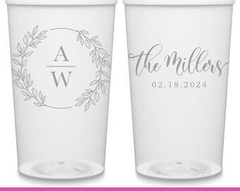Wedding Cups Minimalist Wedding Favors for Guests in Bulk Personalized Party Cups Wedding Party Gifts for Bridesmaids Custom Cups Basic 3A