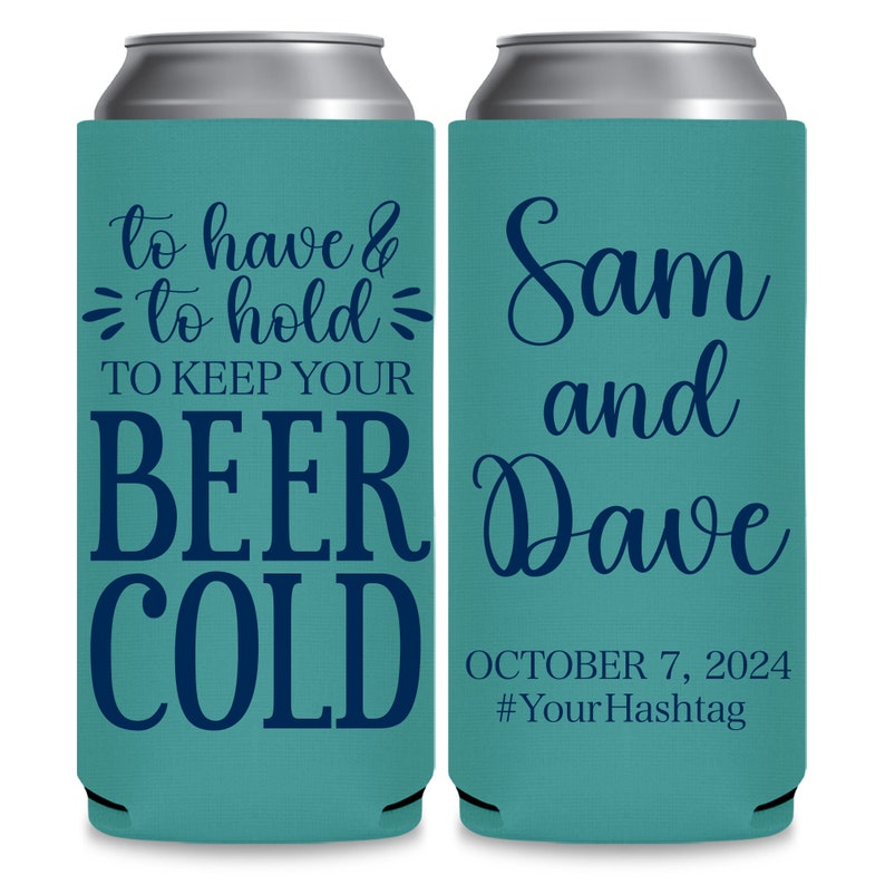 Wedding Can Coolers Beach Wedding Favors for Guests in Bulk To Have To Hold To Keep Your Beer Cold Slim Can Coolers Wedding Favor Ideas 1A immagine 2