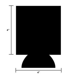a drawing of a square black object