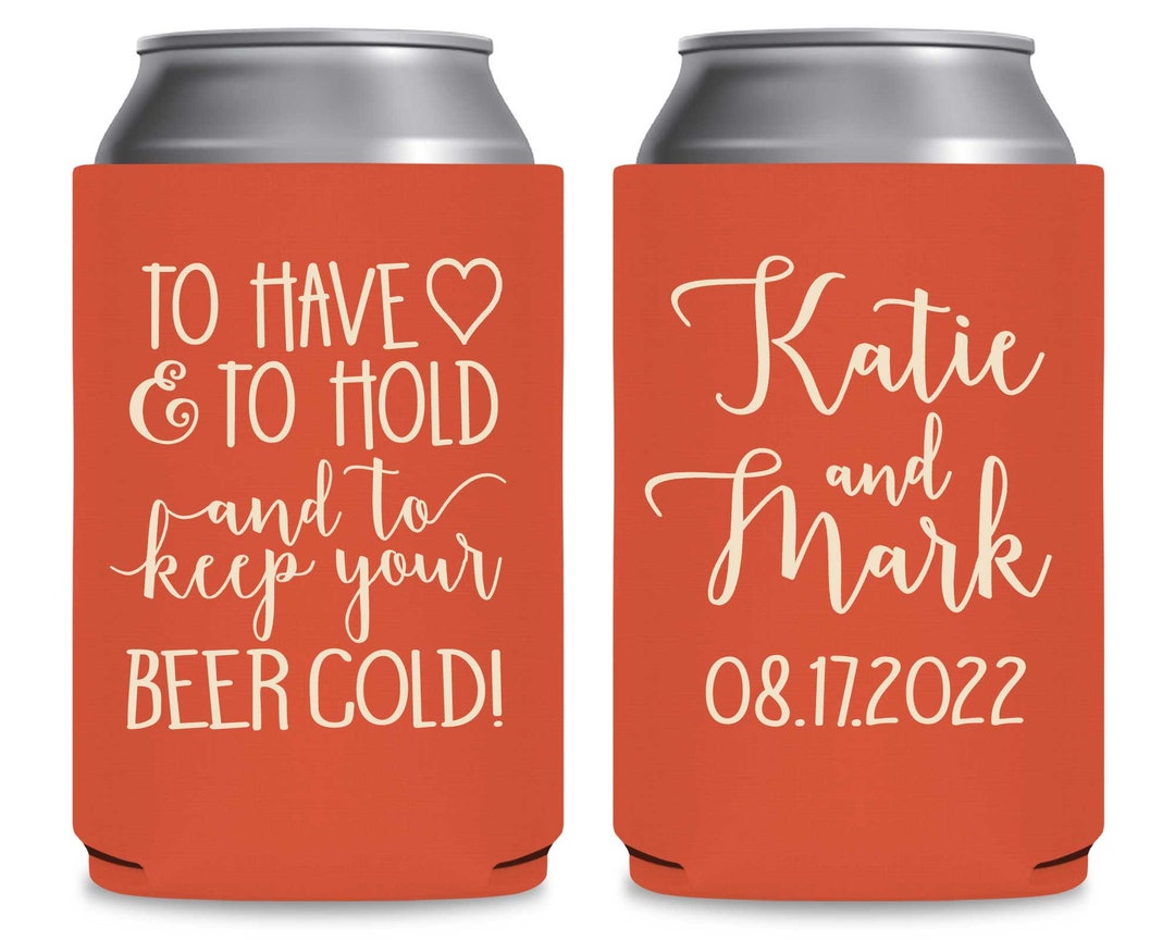 Wedding Can Coolers Wedding Favors for Guests in Bulk Wedding Etsy