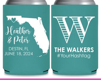 Wedding Can Coolers With Map Destination Wedding Favors for Guests Travel Wedding Party Gifts for Guests in Bulk Beach Wedding Favors 3A