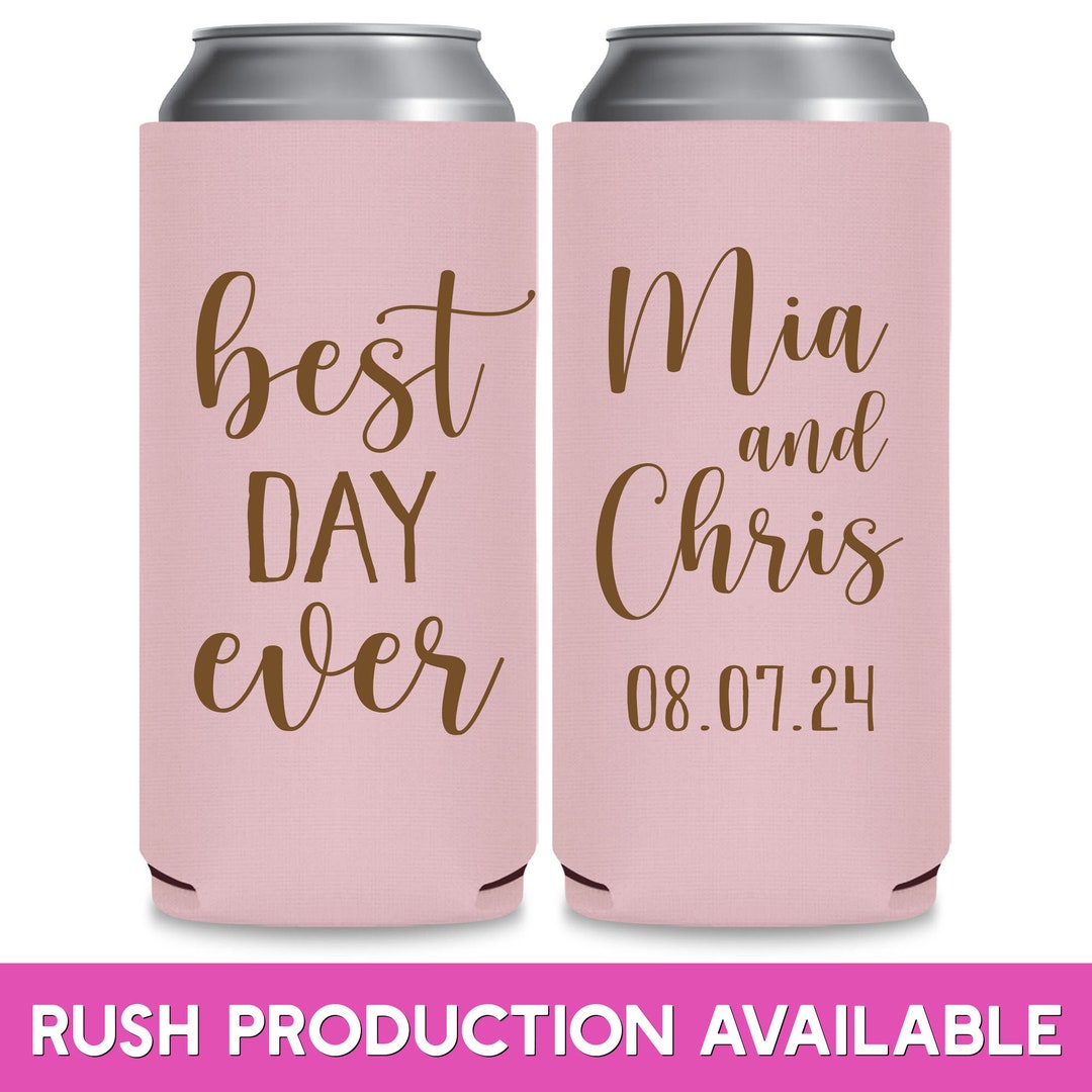 Wedding Can Coolers for Wedding Gift Bags Seltzer Slim Can Etsy