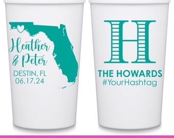 Wedding Cups With Map Destination Wedding Favors for Guests in Bulk Personalized Cups Wedding Party Favors Beach Wedding Favor Ideas 3A